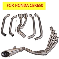 Full Racing Line Exhaust System Front Link Pipe For CBR650R CB650F CB650R CBR650F  2018-2022