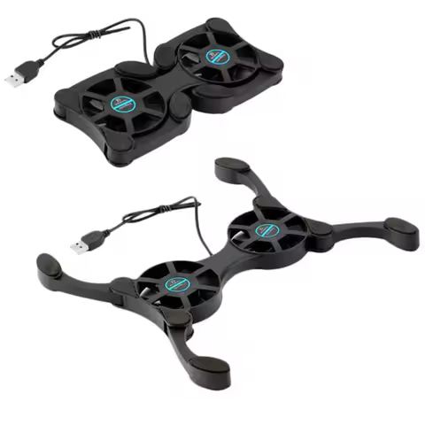USB Double Cooling Fan Cooler 2 Fan Cooling Charging Board For Portable Computer Laptop Notebook