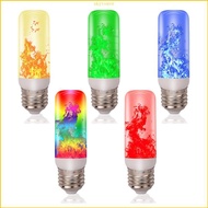 ST Fire Light Bulbs E27 Base Flame Bulb Decoration LED Flame Light Bulbs