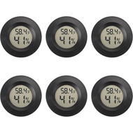 Mini Hygrometer Digital Thermometer Humidity Meter 6 Pack Hygrometer Thermometers Indoor/Outdoor Hum