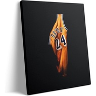 Kobe Bryant Poster  Kobe Bryant Canvas Framed Mamba Mentality Wall Art Black Mamba Poster Nba Poster