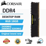【24H】CORSAIR 8GB/16GB 2400/2266/3200MHZ เดสก์ท็อป RAM DDR4 เกมพีซี DIMM PC
