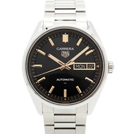 TAG Heuer 豪雅卡萊拉 WDA2111 黑色錶盤男士腕錶