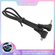 Aurorawell Flash PC Sync Cable 30cm (12inch) 2.5cm Plug To Male For DSLR Camera