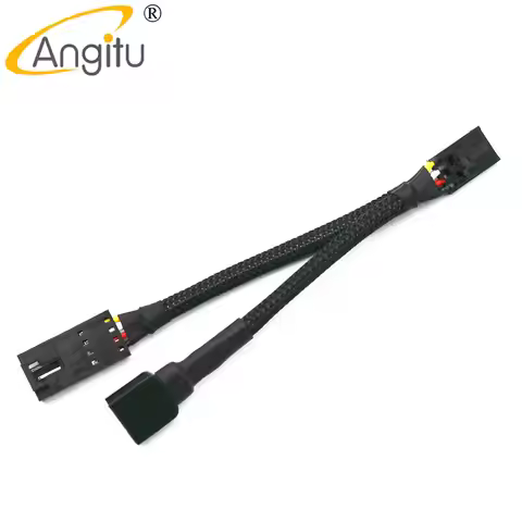 Angitu Corsair Fan Commander Core to Standard ARGB 3Pin 5V Splitter Adapter Cable Corsair RGB-10cm