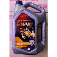 MEAUSU Engine Oil SAE Fully Synthetic 5W40 4L / Minyak Hitam 5/40 5-40 Fully synthetic
