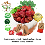 Premium Imported Dried Strawberry Fruit / Buah Strawberry Kering - Product of China -250gm/500gm/1Kg