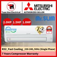 MITSUBISHI ELECTRIC MSY-JS18VF MSY-JS13VF MSY-JS10VF 2HP 1.5HP 1HP R32 Inverter Aircond Penyaman Udara 冷器