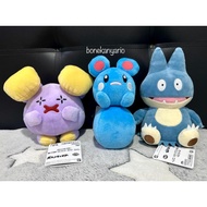Pokemon Whismur Azurill Munchlax Soft Plush Original Banpresto Bandai Japan Pikachu Snorlax