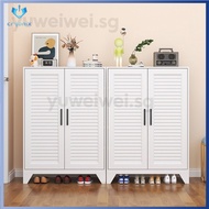 Steel Shoe Cabinet Entrance Foyer Storage Cabinet Large Capacity Shoe Cabinet