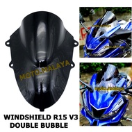 Windshield Yamaha R15 V3 Double Bubble R15v3