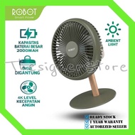 Fendarishope Robot Rt-Bf20 Mini Desktop Fan Portable Multifunction Table Fan