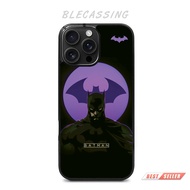 Hardcase Casing Cover iPhone 16 15 14 13 12 11 X Xr Xs Mini Plus Pro Max Batman Art BC730