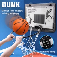 Indoor BasketballRing with Iron Hanging Door Dunk Rebound Folding Ring BasketballRing for Kids