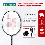 YONEX VOLTRIC Z FORCE II BLACK ไม้แบดมินตันสีดำคาร์บอนเต็มรูปแบบเสาเดี่ยว 4U 28 ปอนด์ 83 กรัมผลิตในญ