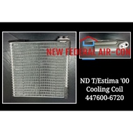 (ORIGINAL) DENSO TOYOTA ESTIMA YEAR 2000, TOYOYA ALPHARD, TOYOTA IPSUM COOLING COIL (8920) - 447600-