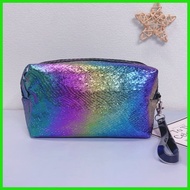 Portable Storage Bag Large Capacity Stationary Cosmetic Bag Travel Organizer Pouch Quality AT-0