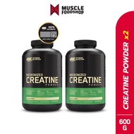 [เซ็ตคู่] Optimum Nutrition Micronized Creatine 600g 2 กระปุก
