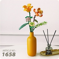 LOZ IDEAS Mini Block Bouquet Flowers Series Rose Deco Flower Gift Decoration Building Brick Seni Bun