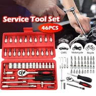 46PCS Chrome Vanadium Bolt Socket  VODELL 61pcs 82pcs Combination Socket Wrench Ratchet Spanner Tool