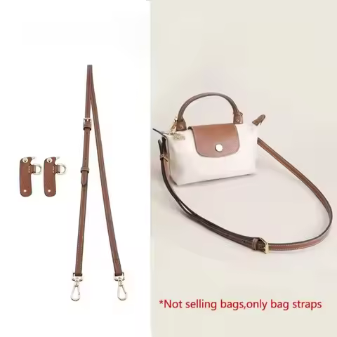 Bag Strap Bag Transformation Accessories For Longchamp Mini Bag Leather Shoulder Strap Crossbody Bel