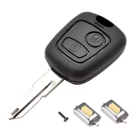 Car Remote Key Shell For Peugeot 307 107 207 406 Citroen C1 C2 C3 C4 C5 Xsara Picasso Key Cover Repl