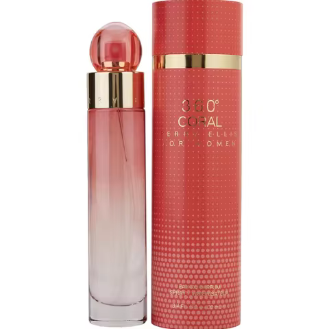 Perry Ellis 360 Coral women Eau De Parfum Spray 100ml Oriental floral fragrance Original Long-lastin