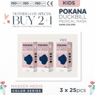 Masker Medis Pokana Duckbill Anak 4Ply Series PROMO BUY 2 FREE 1