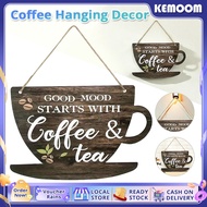 Coffee Hanging Mug Tag Decor Sign Creative Vintage Coffee Drink Shop Kitchen Bar Cafe Christmas Gift