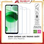 Tempered realme 10 9 pro c21 c12 5 pro narzo 50 2 3 neo gt 7 7i 8i 9i q2 q3 c35 c30 NOT full composi