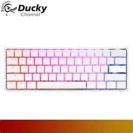 Ducky One 2 Mini v2 White RGB Cherry MxPURE Silent Red