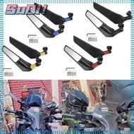 SUQI 1 pair Rearview Mirrors Wind Wing Motorcycle Accessories Modified Motorcycle Adjustable Mirror Spoiler for Ducati