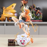 Large Size Swimsuit Nami Figure Anime One Piece GK Ornaments Beautiful Girl Model Boys Sexy Doll Version