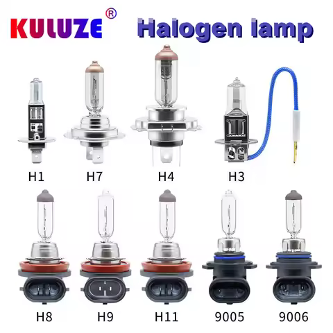 H1 H3 H4 H7 Car Halogen Bulb 12V 55W H8 H11 9005 HB3 9006 HB4 Headlight Lamp Fog Lamps External Ligh