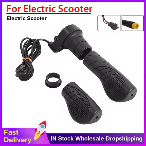 Left/Right Handle Electric Scooter Bike FT76X Half Twist Throttle for E-bike Waterproof WP/SM Plug H