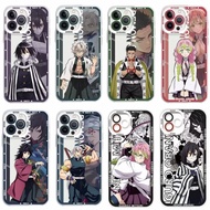 Phone Casing For OPPO A60 A5 A3 Pro A3S A5S A12 A12E F11 F9 F5 F7 Casing Demon Slayer Clear Full Pro