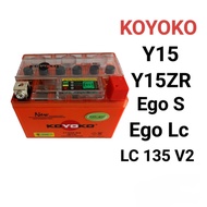 battery YTZ5 GTZ4 YTZ5-BS GTZ5 Koyoko Battery Batteri Bateri motosikal Y15ZR Y15 LC135 V2-V6 LAGENDA