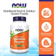 NOW Supplements, Certified Organic, Spirulina Powder, Rich in Beta-Carotene Vitamin A and B-12, 4-Ou