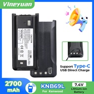 {DC-222}7.4V 2700mAh KNB69L Battery for Kenwood KNB-45 KNB-45L KNB-45Li TK-2207 TK-3207 TK-2312 TK-3