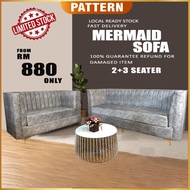MERMAID Nordic Modern Sofa Murah Furniture Sofas 2 Seater 3 Seater Sofa Living