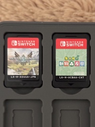 Nintendo Switch 遊戲卡帶動物森友會、魔物獵人遊戲卡帶