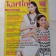 Majalah Wanita Kartini Februari 2015 cover model Olivia & Sabrina Jens