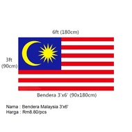Bendera Malaysia (Malaysia Flag 3' x 6')