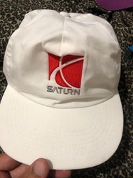 絕版 二手 早期 年代感 古著 Saturn 美國 土星汽車 輕薄 老帽 棒球帽cap