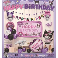 MONLEYTA | Balloons Party Boy Girl Birthday Decorations Childrens Growth Ceremony Scene Background W