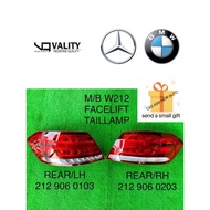 MERCEDES BENZ W212 E250 FACELIFT TAIL LAMP