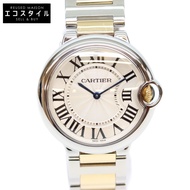 卡地亞 W69008Z3 YG x SS 組合 Ballon Bleu MM 36mm 石英錶 [二手]