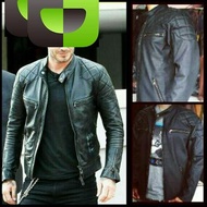 baju jaket kulit lelaki men leather jacket dewasa original ss4939pp