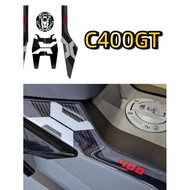 BMW Pedal Motorcycle Sticker, C400X Modified Accessories Motorcycle Fuel Tank 3D Resin Sticker, C400