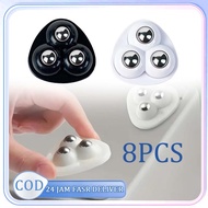 8pcs Sliding Table Wheels 360 Degree Stick-on Wheels Multipurpose Mini Stick-on Wheels Furniture Tab